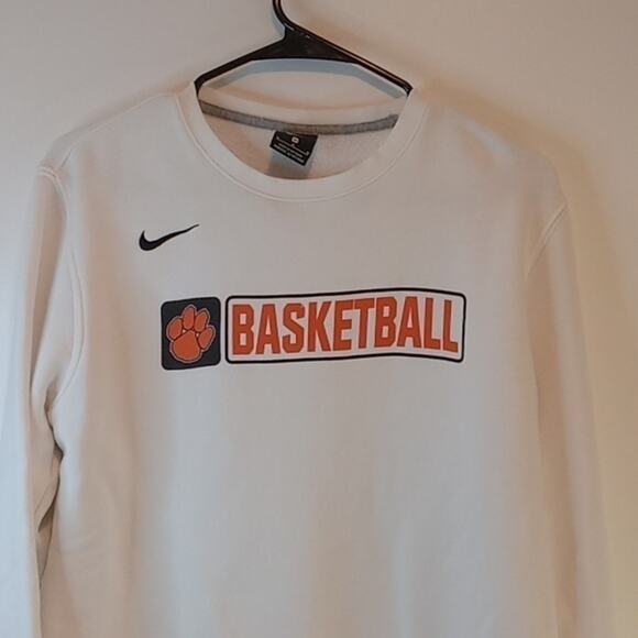 Vintage Y2K Nike Basketball Clemson Tigers Sweatshirt Men's Sz Med EUC NICE! - Picture 4 of 12
